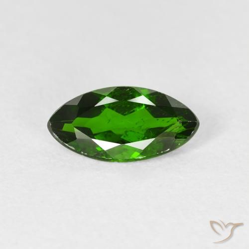 1.17ct Naturel Vert forêt clair Diopside Chrome, Marquise, VS-SI