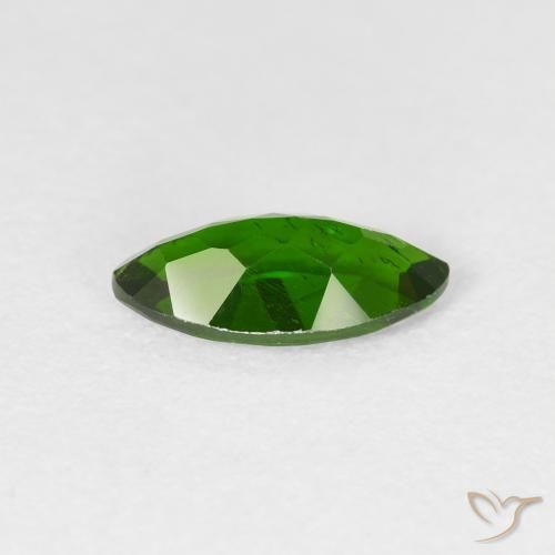 Diopside Chrome Vert forêt clair naturelle Marquise, 1.17 ct, VS-SI
