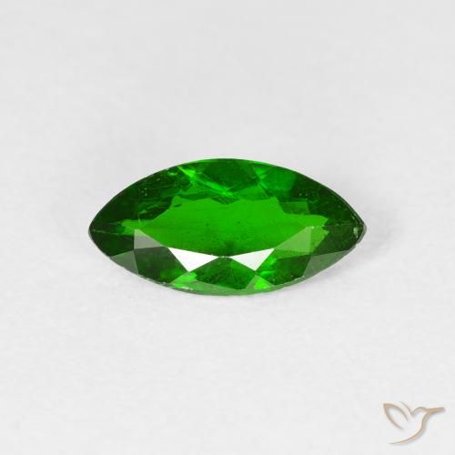 0.98ct Naturel Vert forêt clair Diopside Chrome, Marquise, VS-SI