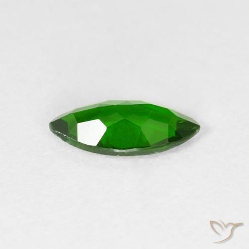 Diopside Chrome Vert forêt clair naturelle Marquise, 0.98 ct, VS-SI
