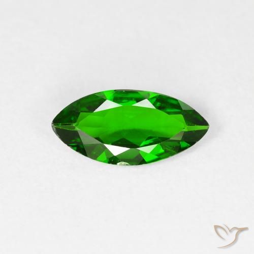 0.78ct Naturel Vert forêt clair Diopside Chrome, Marquise, VS-SI