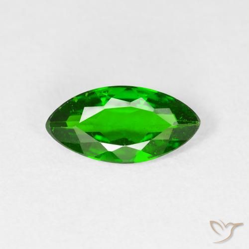 0.91ct Naturel Vert foncé Diopside Chrome, Marquise, VS-SI