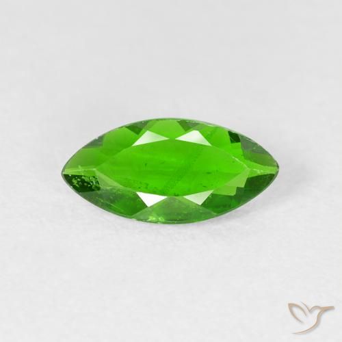 0.89ct Naturel Vert foncé Diopside Chrome, Marquise, VS-SI
