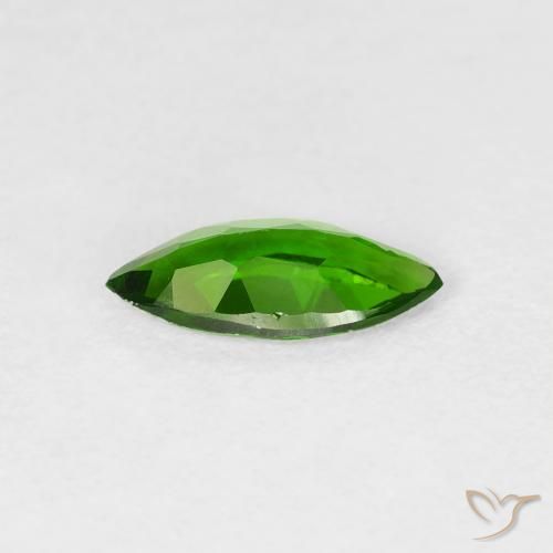 Diopside Chrome Vert forêt clair naturelle Marquise, 0.80 ct, VS