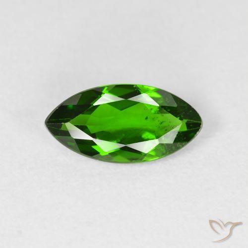 1.20ct Naturel Vert foncé Diopside Chrome, Marquise, VS