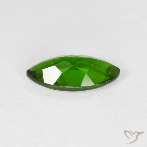 Diopside Chrome Vert foncé naturelle Marquise, 1.20 ct, VS