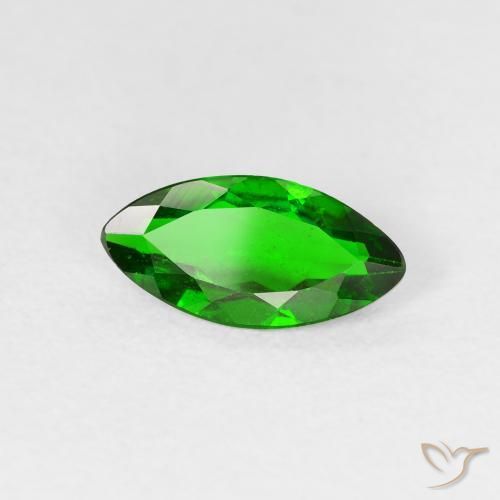 Diopside Chrome Vert intense naturelle Marquise, 0.93 ct, VS-SI