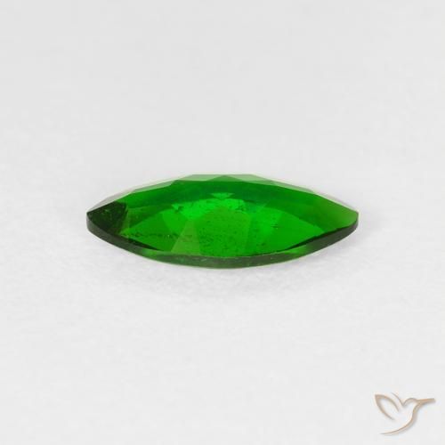 Diopside Chrome Vert intense naturelle Marquise, 0.93 ct, VS-SI