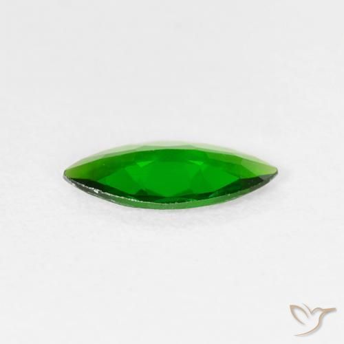 Diopside Chrome Vert intense naturelle Marquise, 0.70 ct, VS-SI