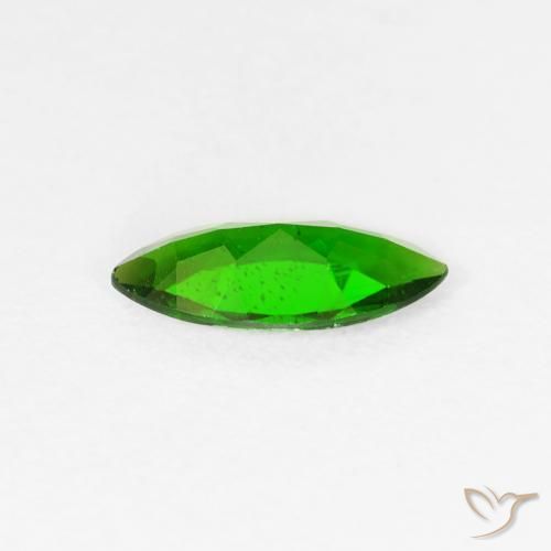 Diopside Chrome Vert intense naturelle Marquise, 0.87 ct, VS-SI