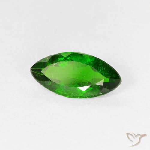 1.14ct Naturel Vert foncé Diopside Chrome, Marquise, VS-SI