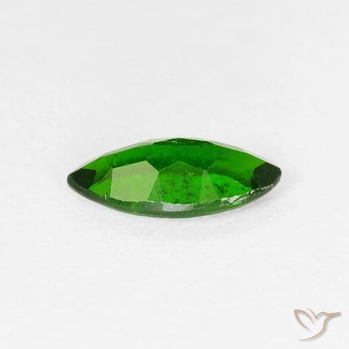 Diopside Chrome Vert foncé naturelle Marquise, 1.14 ct, VS-SI