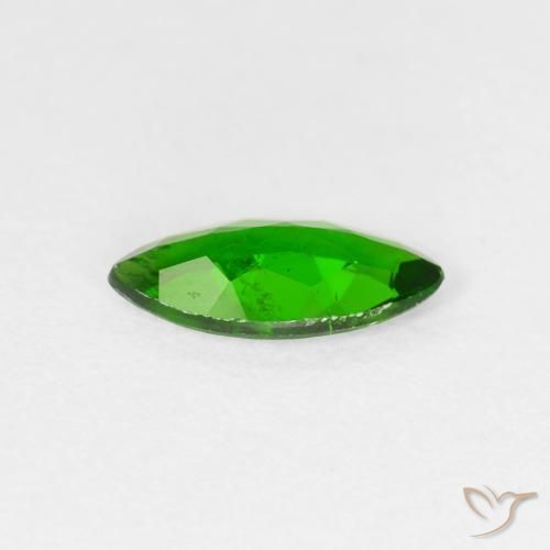 Diopside Chrome Vert forêt clair naturelle Marquise, 0.93 ct, VS-SI