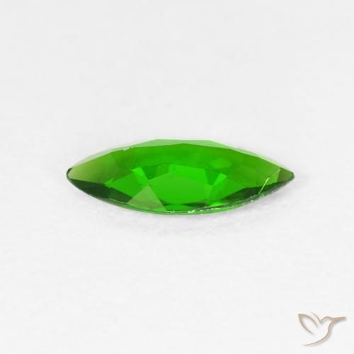 Diopside Chrome Vert forêt clair naturelle Marquise, 0.72 ct, VS