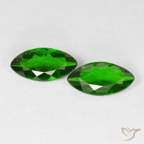 Shop natural 2.14ct Medium Dark-Green Diopside Chrome gems, Marquise, from Russie at GemSelect. In stock, global shipping!