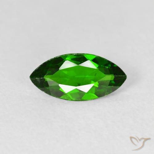 1.04ct Naturel Vert forêt clair Diopside Chrome, Marquise, VS-SI