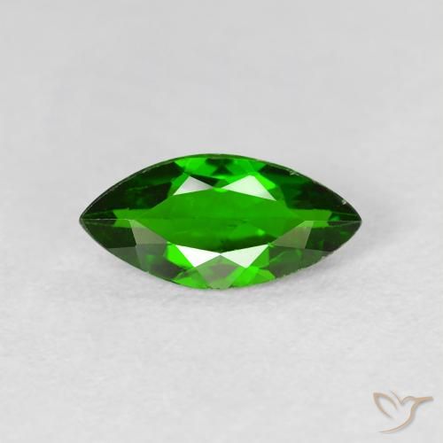 1.08ct Naturel Vert forêt clair Diopside Chrome, Marquise, VS-SI