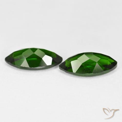 Shop natural 2.72ct Vert foncé Diopside Chrome gems, Marquise, from Russie at GemSelect. In stock, global shipping!