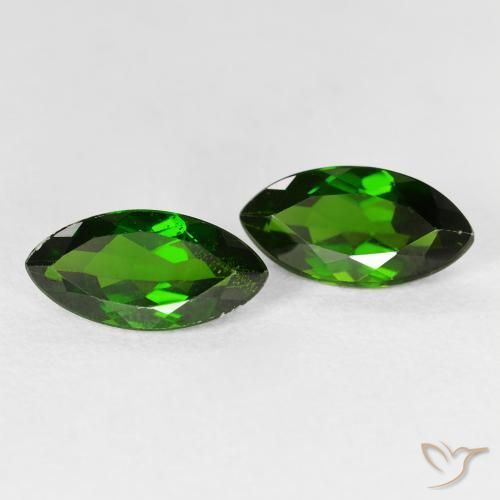 Shop natural 2.58ct Medium Dark-Green Diopside Chrome gems, Marquise, from Russie at GemSelect. In stock, global shipping!