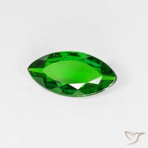 Diopside Chrome Vert forêt clair naturelle Marquise, 0.99 ct, VS