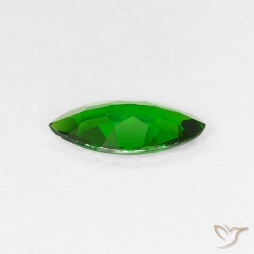 Diopside Chrome Vert forêt clair naturelle Marquise, 0.83 ct, VS