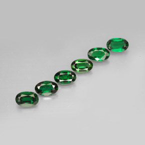 Achetez naturel ct vert tourmaline de chrome gems, coupe ovale, en provenance tanzanie chez gemselect. en stock, livraison internationale!