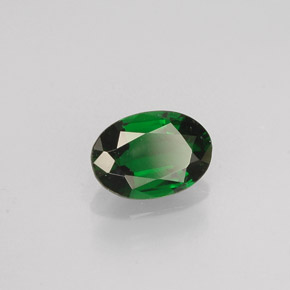 Tourmaline chromée Vert naturelle Coupe ovale, 0.49 ct, VVS-VS