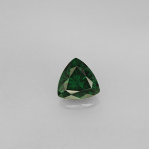 Tourmaline de chrome vert naturelle trillion, 0,51 ct, VVS-VS