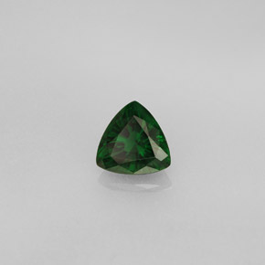Tourmaline de chrome vert naturelle trillion, 0,51 ct, VVS-VS