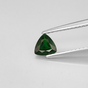 Tourmaline de chrome vert naturelle trillion, 0,29 ct, VVS-VS