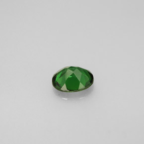 Tourmaline de chrome vert naturelle coupe ovale, 0,31 ct, VS