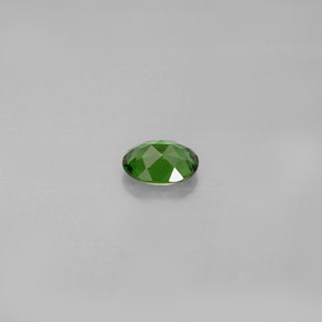 Tourmaline de chrome vert naturelle coupe ovale, 0,30 ct, VS