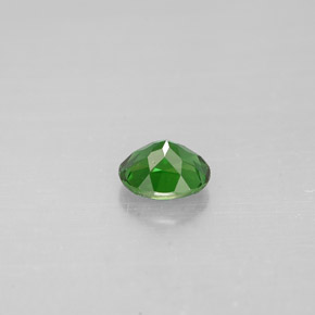 Tourmaline de chrome vert naturelle coupe ovale, 0,37 ct, VVS-VS