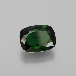 Tourmaline chromée Vert naturelle Coussin, 1.27 ct, VVS