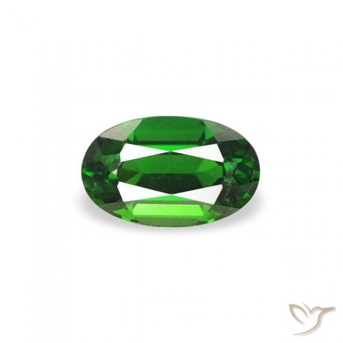 0.27ct Naturel Vert foncé Tourmaline chromée, ovale, VVS