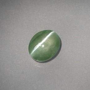 Chrysoberyl cat's eye vert naturelle transparent, 1,03 ct, transparent / translucide