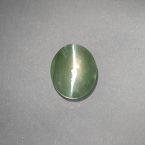 Chrysoberyl cat's eye vert naturelle transparent, 1,03 ct, transparent / translucide