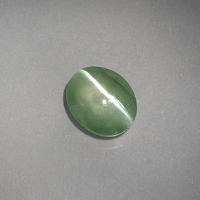 Chrysoberyl cat's eye vert naturelle transparent, 1,03 ct, transparent / translucide