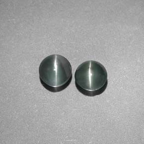 Achetez naturel ct Vert Oeil de Chat Chrysobéryl gems, Coupe roude, En provenance Inde chez GemSelect. En stock, livraison internationale!