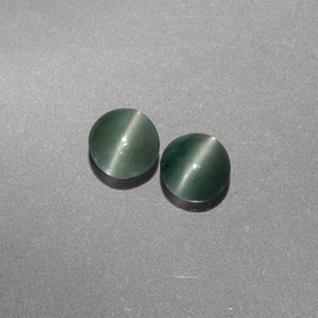 Achetez naturel ct vert chrysoberyl cat's eye gems, transparent, en provenance inde chez gemselect. en stock, livraison internationale!