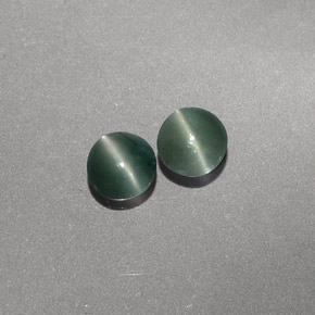 Achetez naturel ct vert chrysoberyl cat's eye gems, transparent, en provenance inde chez gemselect. en stock, livraison internationale!
