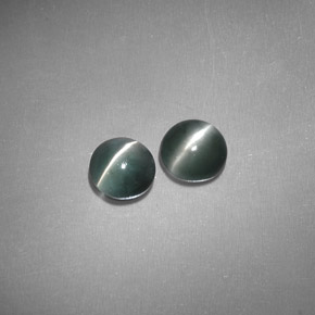 Achetez naturel ct vert chrysoberyl cat's eye gems, transparent, en provenance inde chez gemselect. en stock, livraison internationale!