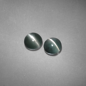 Achetez naturel ct vert chrysoberyl cat's eye gems, transparent, en provenance inde chez gemselect. en stock, livraison internationale!
