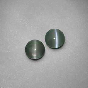 Achetez naturel ct vert chrysoberyl cat's eye gems, transparent, en provenance inde chez gemselect. en stock, livraison internationale!