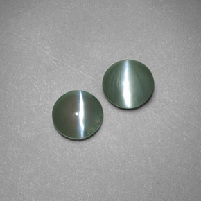 Achetez naturel ct vert chrysoberyl cat's eye gems, transparent, en provenance inde chez gemselect. en stock, livraison internationale!