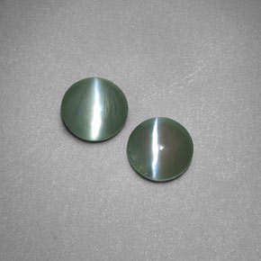 Achetez naturel ct vert chrysoberyl cat's eye gems, transparent, en provenance inde chez gemselect. en stock, livraison internationale!