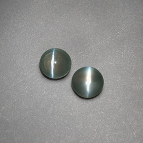 Achetez naturel ct vert chrysoberyl cat's eye gems, transparent, en provenance inde chez gemselect. en stock, livraison internationale!