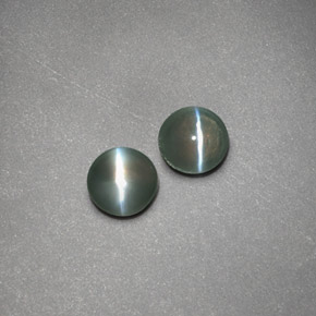 Achetez naturel ct vert chrysoberyl cat's eye gems, transparent, en provenance inde chez gemselect. en stock, livraison internationale!
