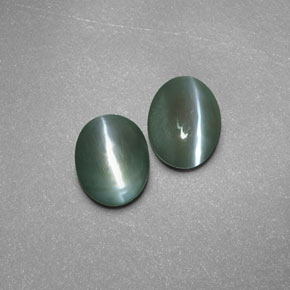 Achetez naturel ct vert chrysoberyl cat's eye gems, transparent, en provenance inde chez gemselect. en stock, livraison internationale!