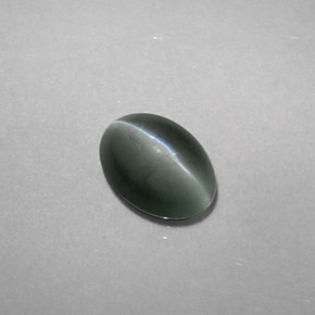 Chrysoberyl cat's eye vert naturelle transparent, 0,75 ct, transparent / translucide